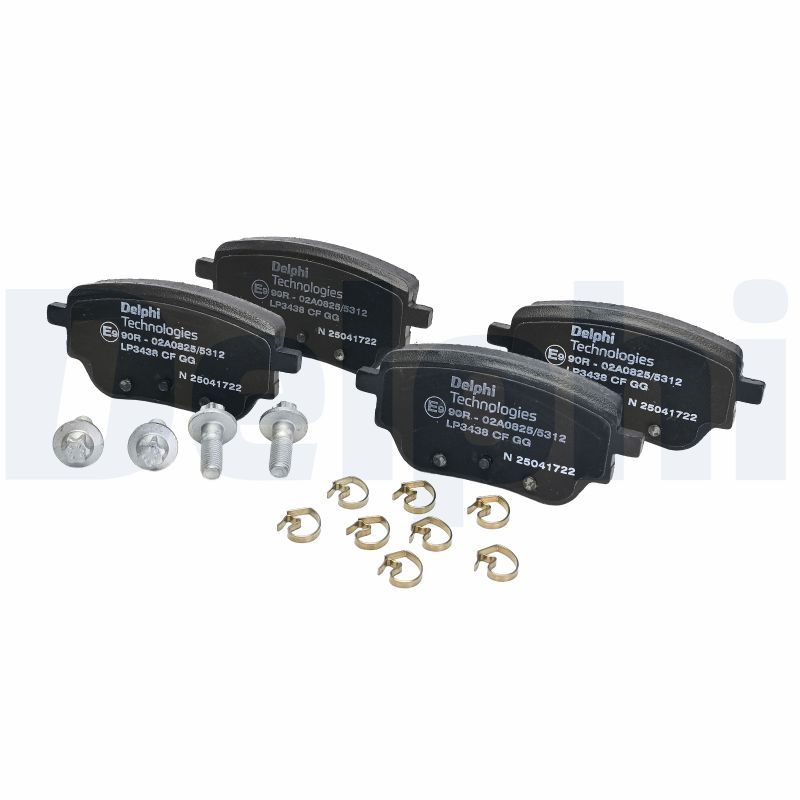 DELPHI LP3438 Brake pad set, disc brake