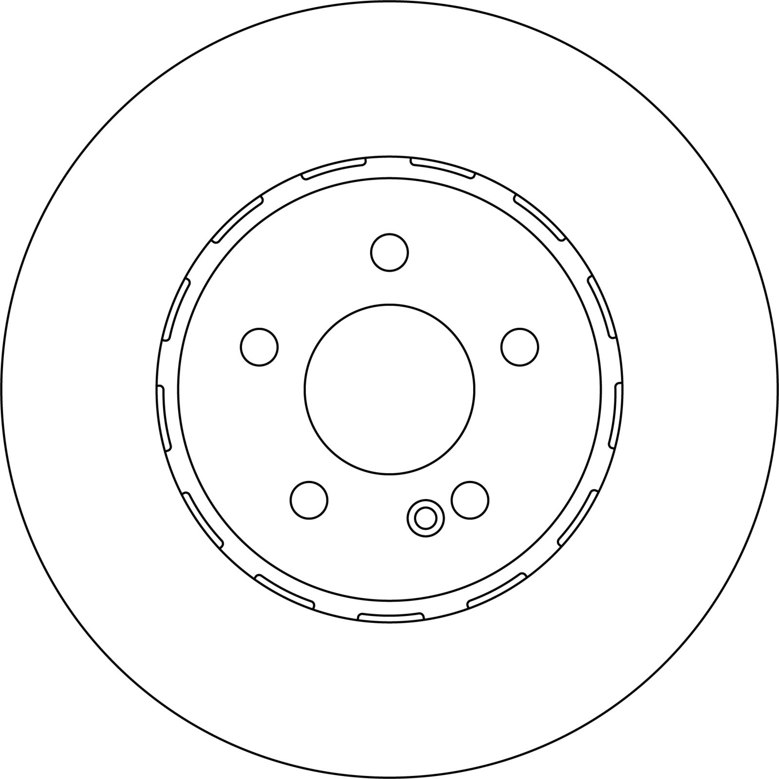 TRW DF6286S Brake disc