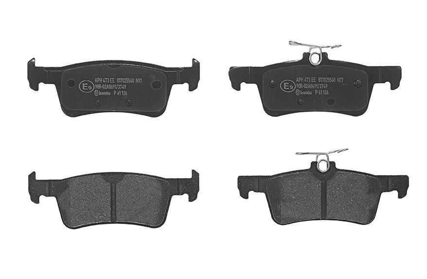 BREMBO P 61 126 Brake pad set, disc brake
