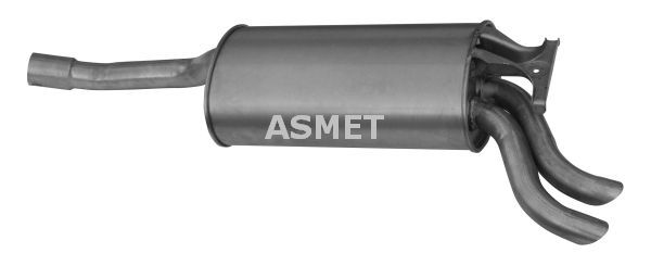ASMET 01.050 Rear muffler
