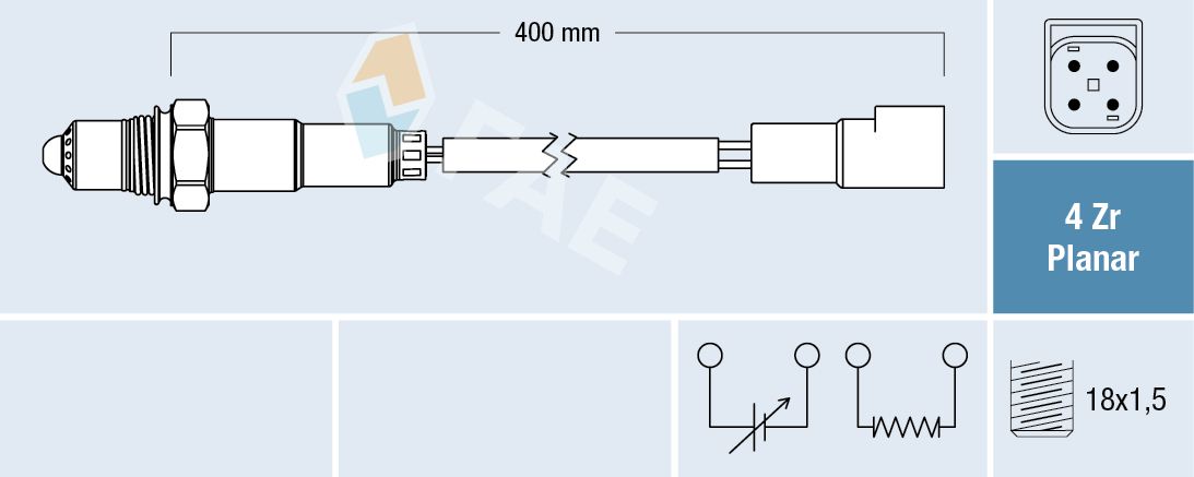 FAE 77244 Oxygen sensor