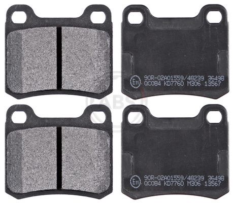 A.B.S. 36498 Brake pad set, disc brake