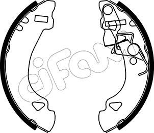 CIFAM 153-069 Brake shoe set