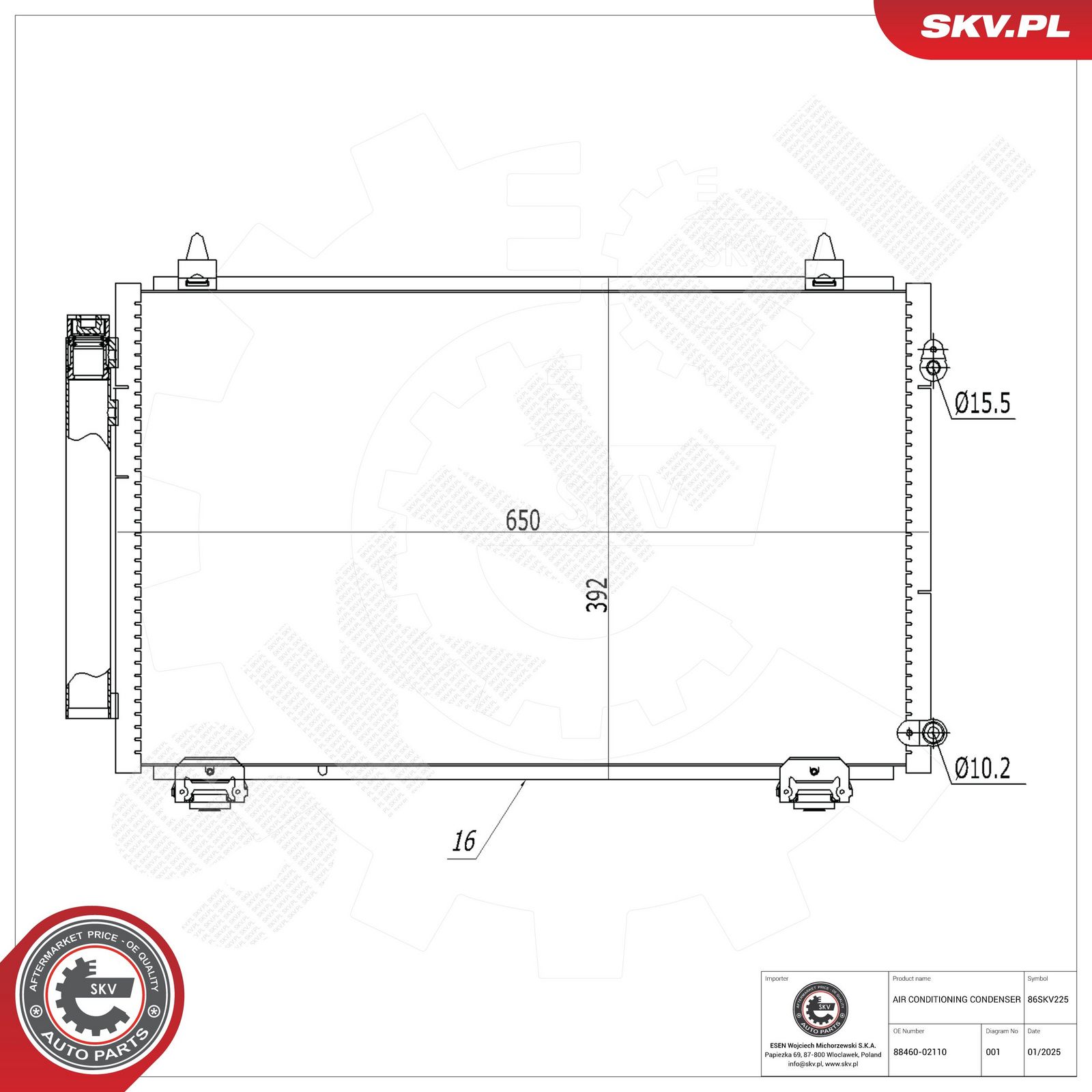 Condenser, air conditioning-6