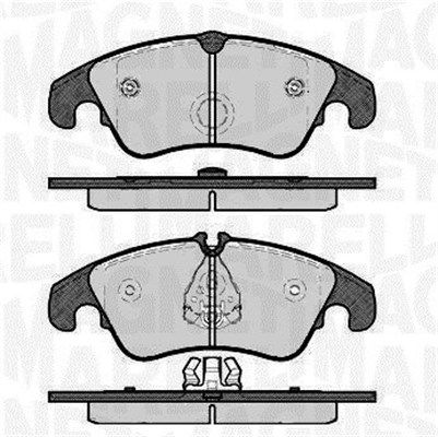MAGNETI MARELLI 363916060140 Brake pad set, disc brake