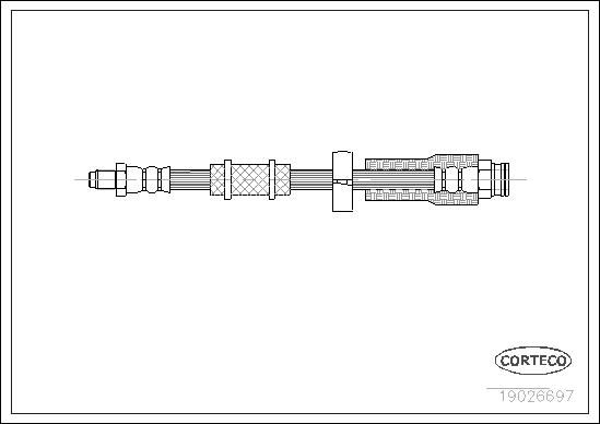 CORTECO 19026697 Brake hose