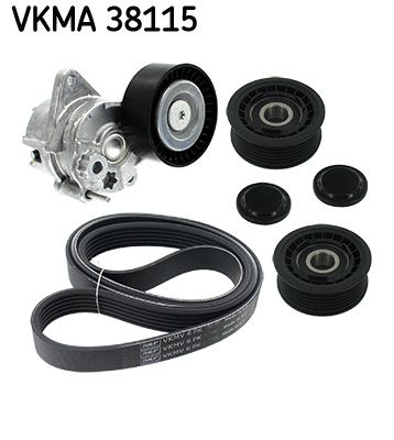 SKF VKMA 38115 V-ribbed belt set