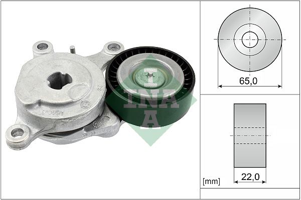 SCHAEFFLER INA 534 0575 10 Belt tensioner, v-ribbed belt
