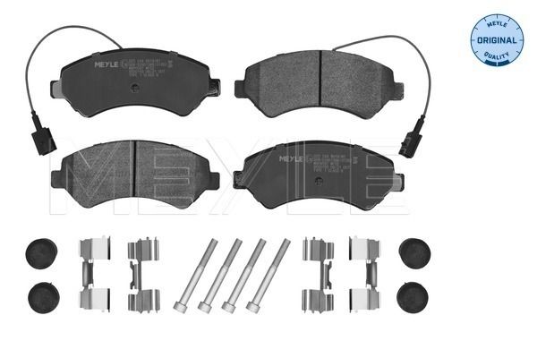 MEYLE 025 244 6619/W1 Brake pad set, disc brake