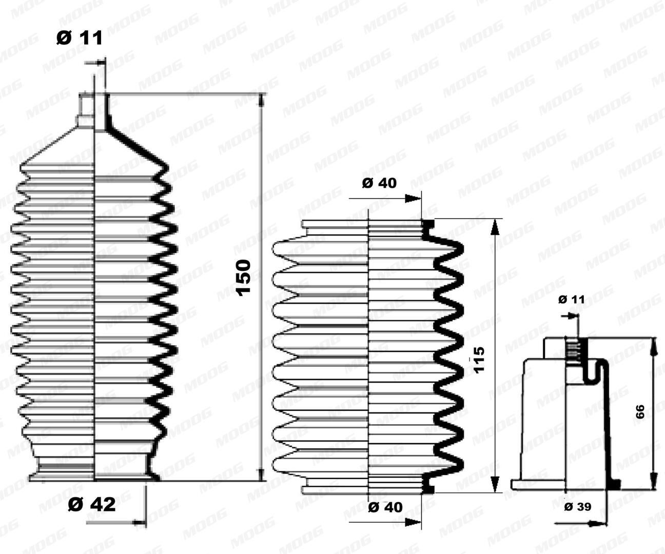 Bellow Kit, steering-5