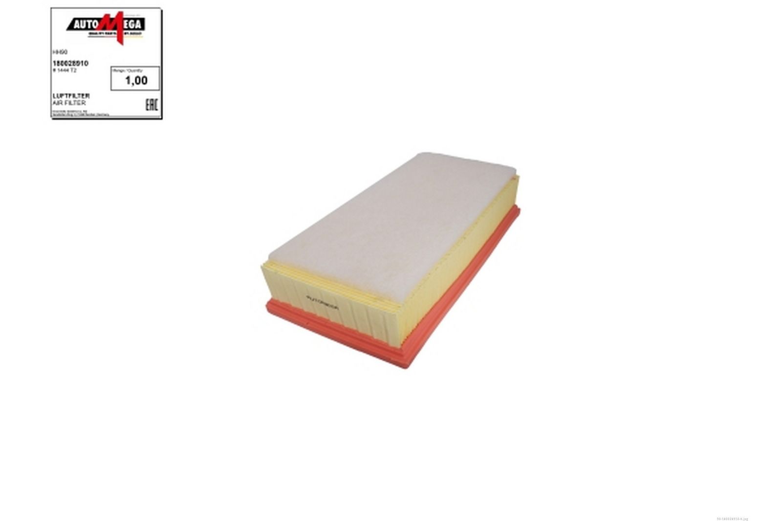 AUTOMEGA 180028910 Air filter