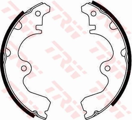TRW GS8243 Brake shoe set