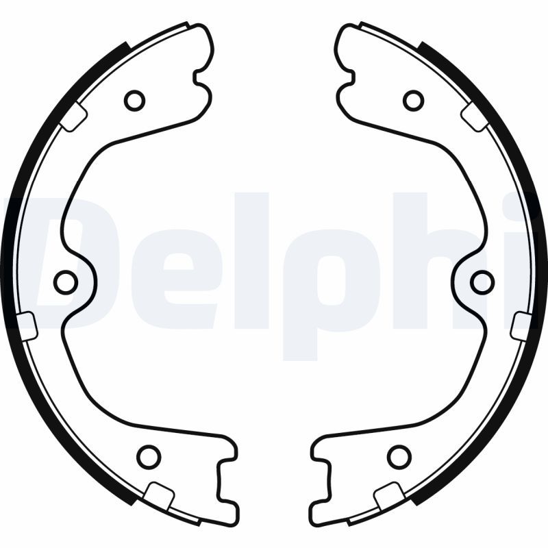 Brake Shoe Set, parking brake