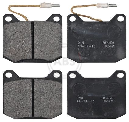 A.B.S. 36043 Brake pad set, disc brake