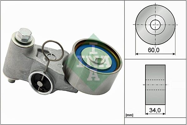 SCHAEFFLER INA 531 0655 20 Tensioner pulley, timing belt