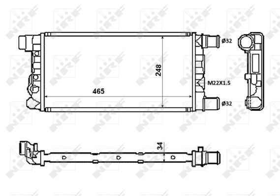 Radiator, engine cooling-4