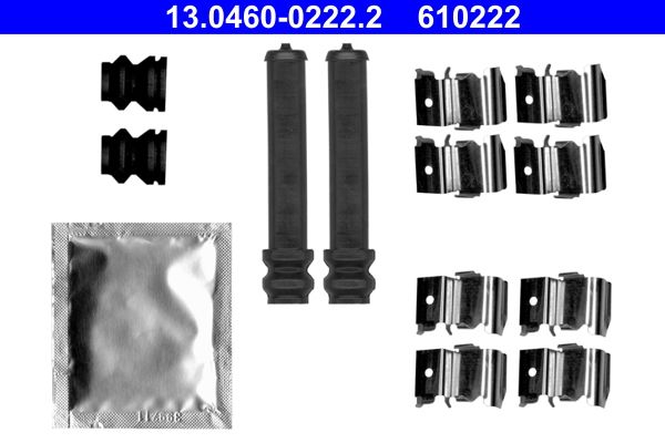 ATE 13.0460-0222.2 Accessory kit, disc brake pad