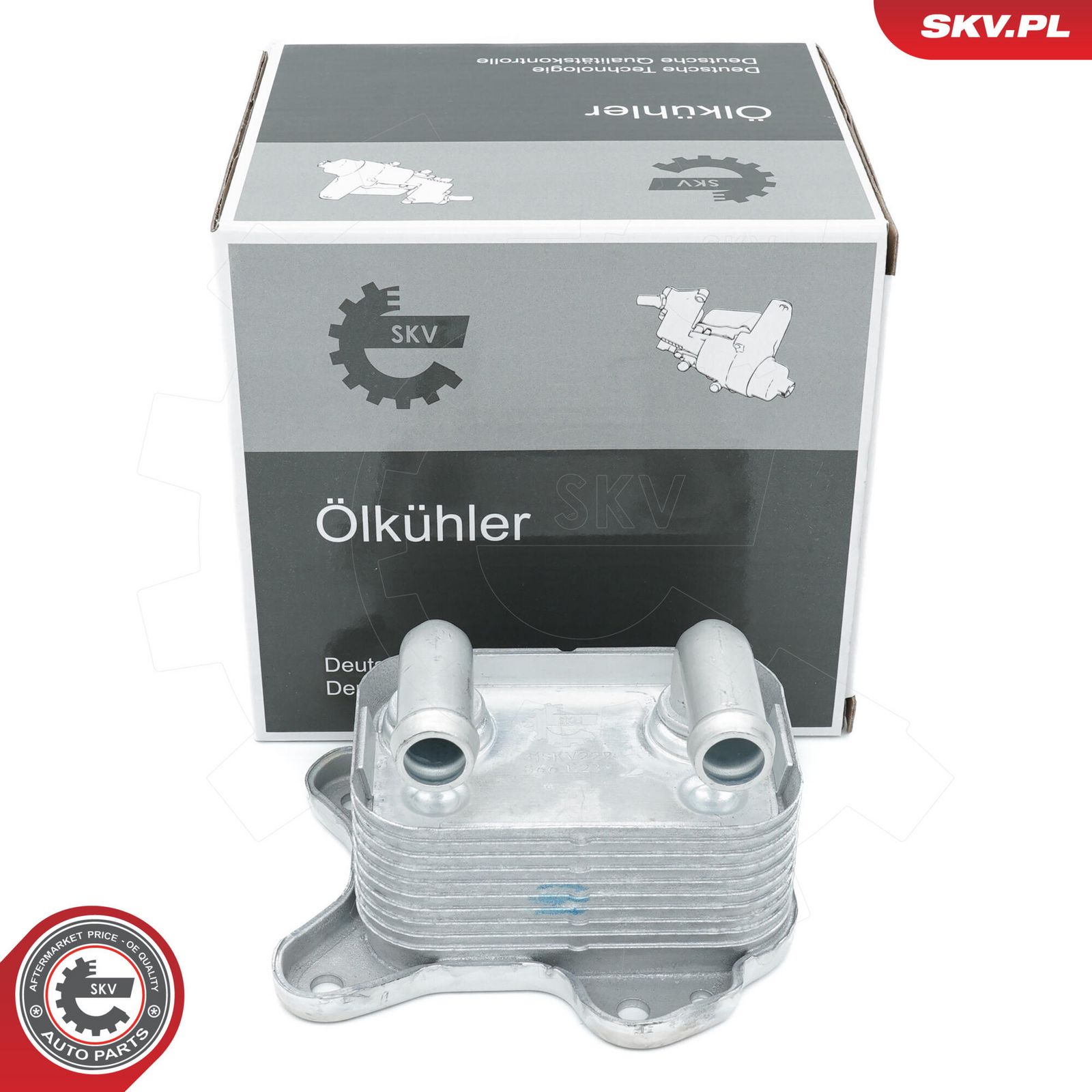 Oil Cooler, engine oil-5