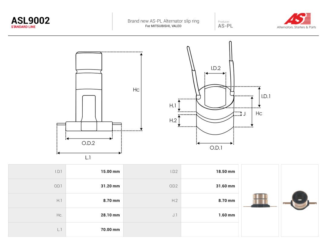 Slip Ring, alternator-2