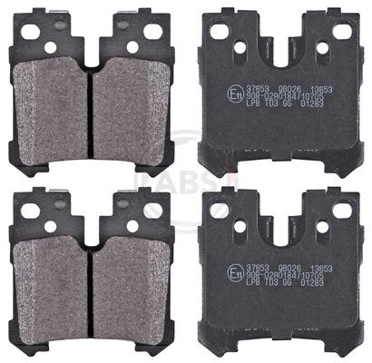 A.B.S. 37653 Brake pad set, disc brake