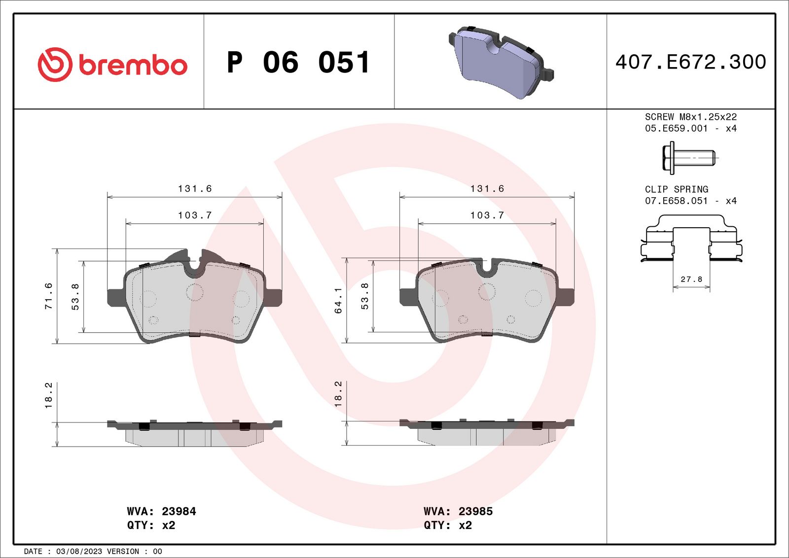 Brake Pad Set, disc brake-1