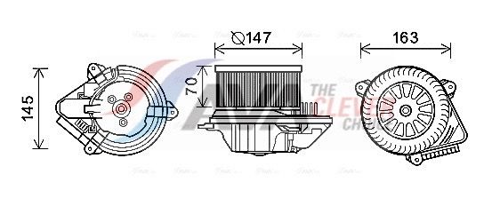 AVA CLEVER CHOICE CN8293 Interior blower