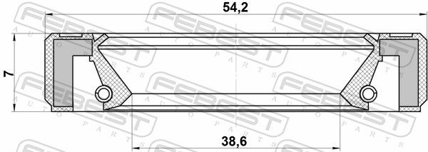 Shaft Seal, differential-1