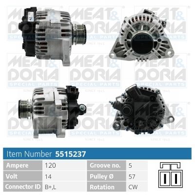 MEAT & DORIA 5515237 Alternator