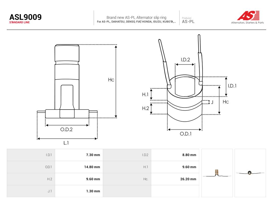 Slip Ring, alternator-2