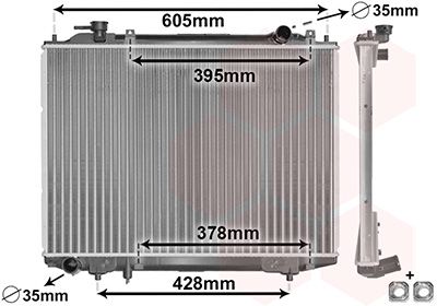 Radiator, engine cooling