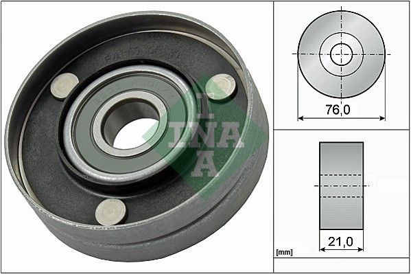 SCHAEFFLER INA 532 0567 10 Deflection/guide pulley, v-ribbed belt