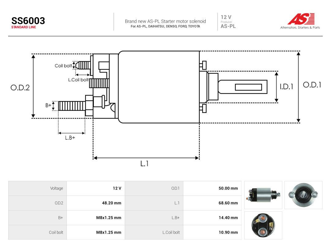 Solenoid Switch, starter-3
