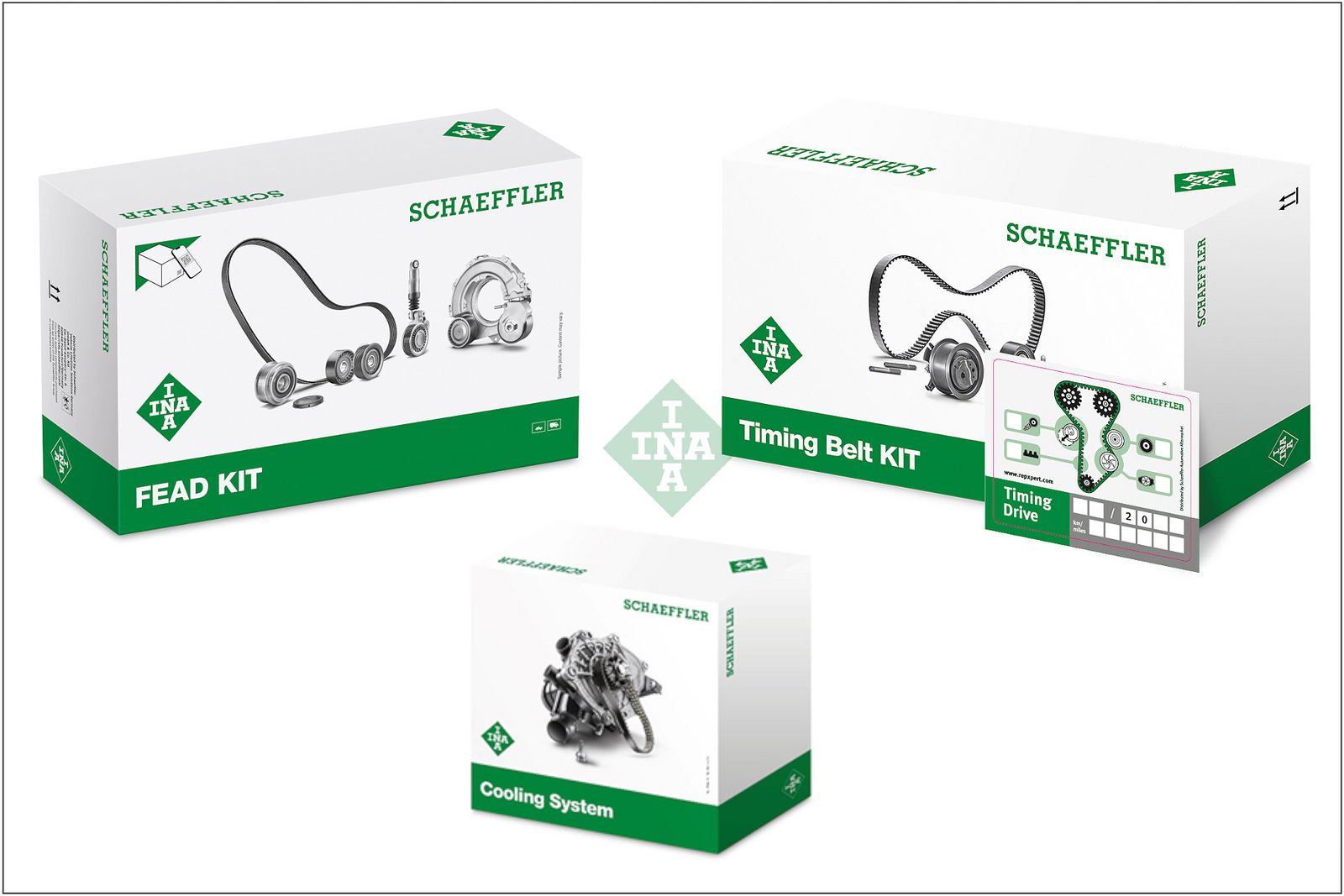 SCHAEFFLER INA 530 0650 50 Water pump + timing/v-ribbed belt set