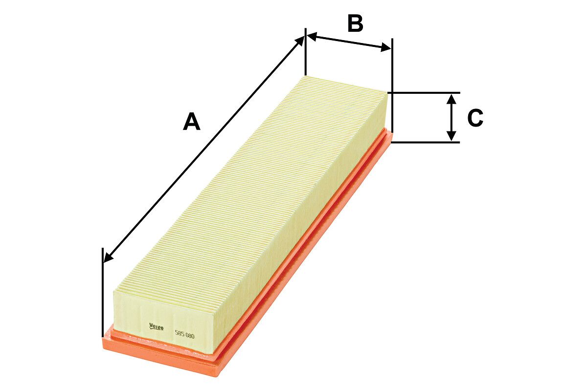 VALEO 585080 Oro filtras