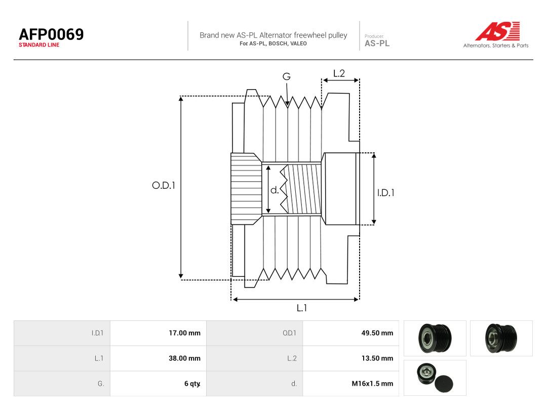 Alternator Freewheel Clutch-3