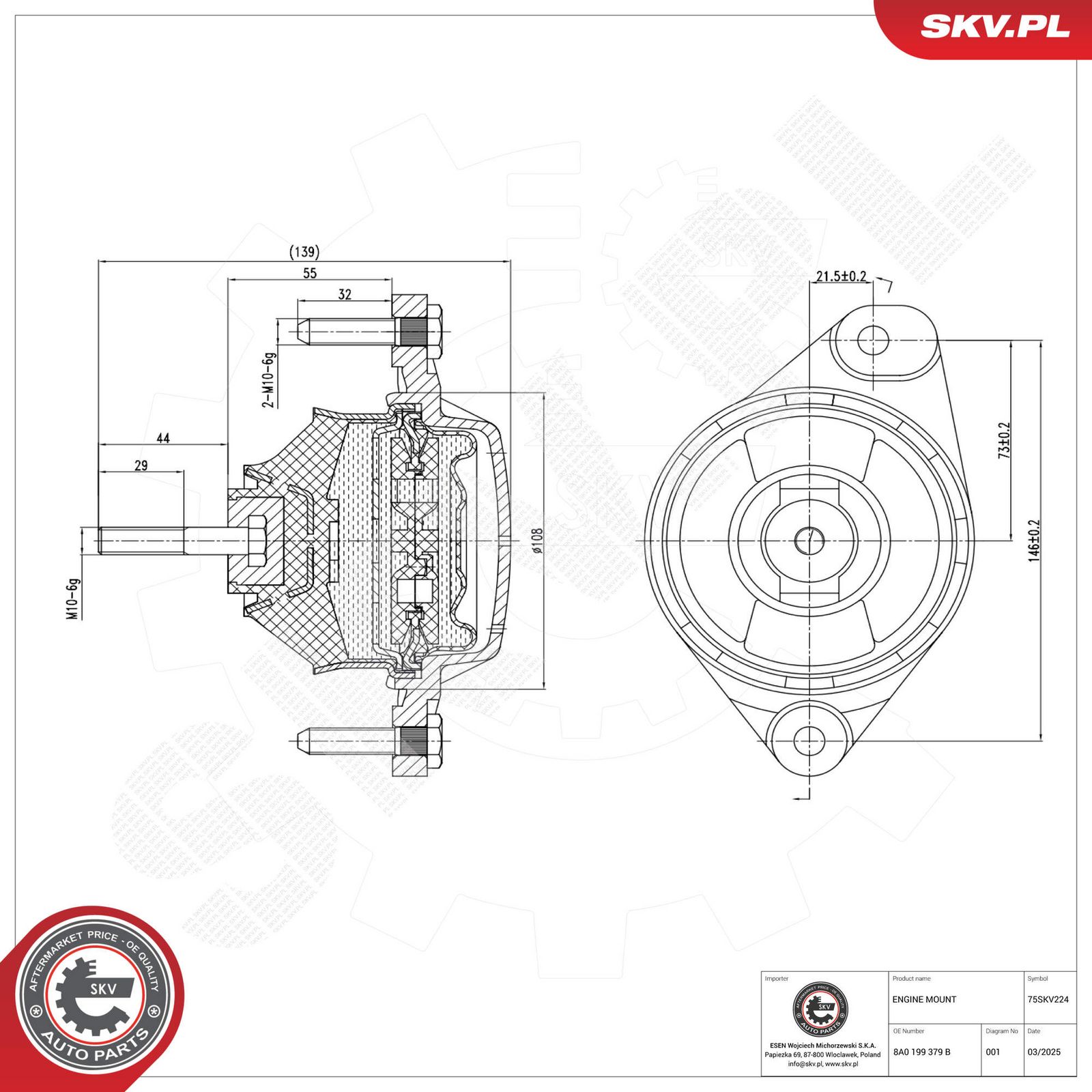 Mounting, engine-4