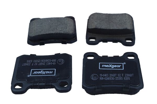 MAXGEAR 19-0403 Brake pad set, disc brake