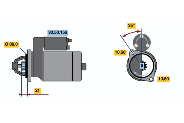 BOSCH 0 986 013 160 Starter