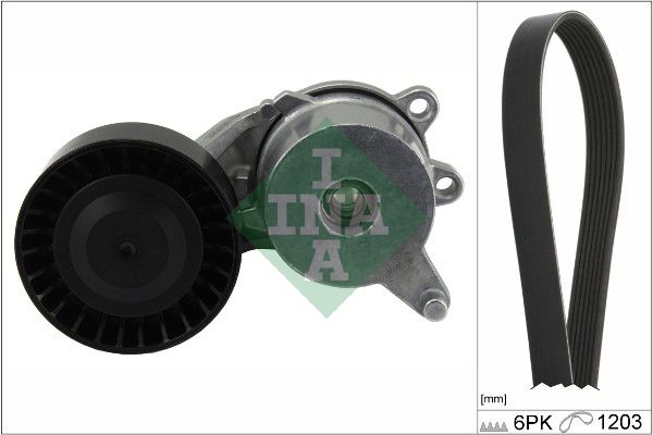 SCHAEFFLER INA 529 0262 10 V-ribbed belt set