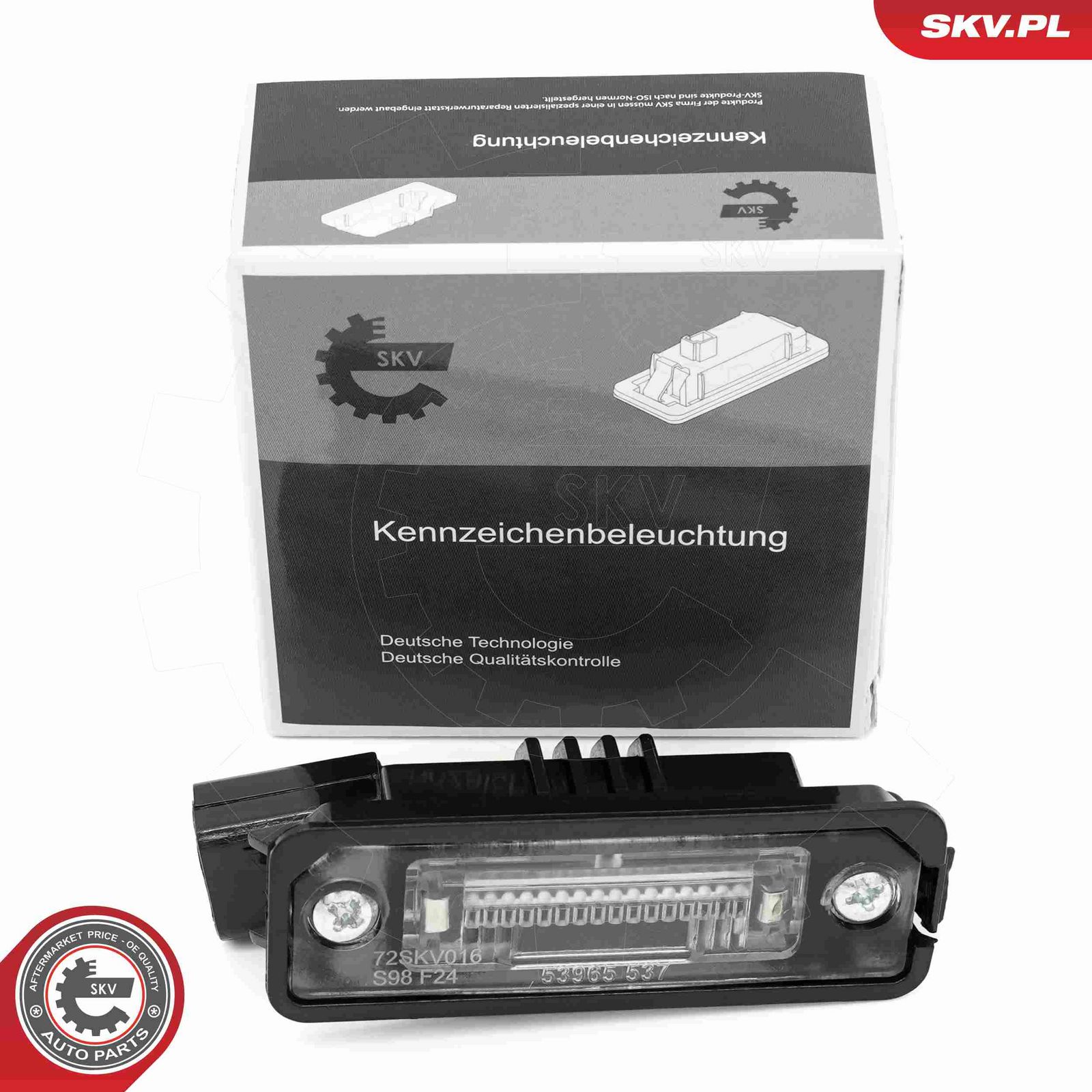 ESEN SKV 72SKV016 Licence plate light