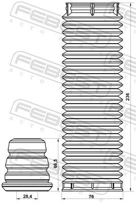 Dust Protection Kit, shock absorber-1