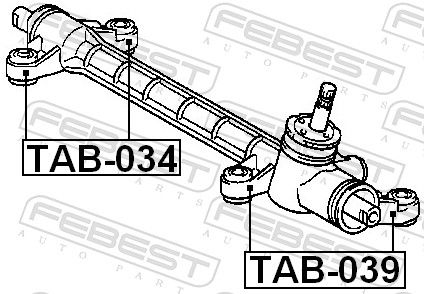 Mounting, steering gear-1