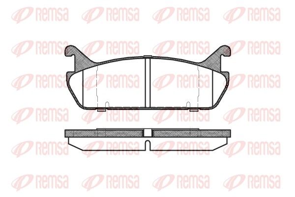 REMSA 0329.00 Brake pad set, disc brake