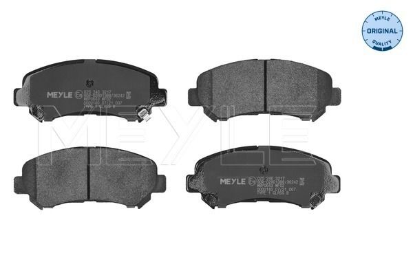 MEYLE 025 246 3217 Stabdžių trinkelių rinkinys, diskinis stabdys
