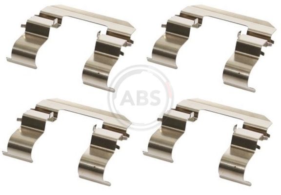 priedų komplektas, diskinių stabdžių trinkelės