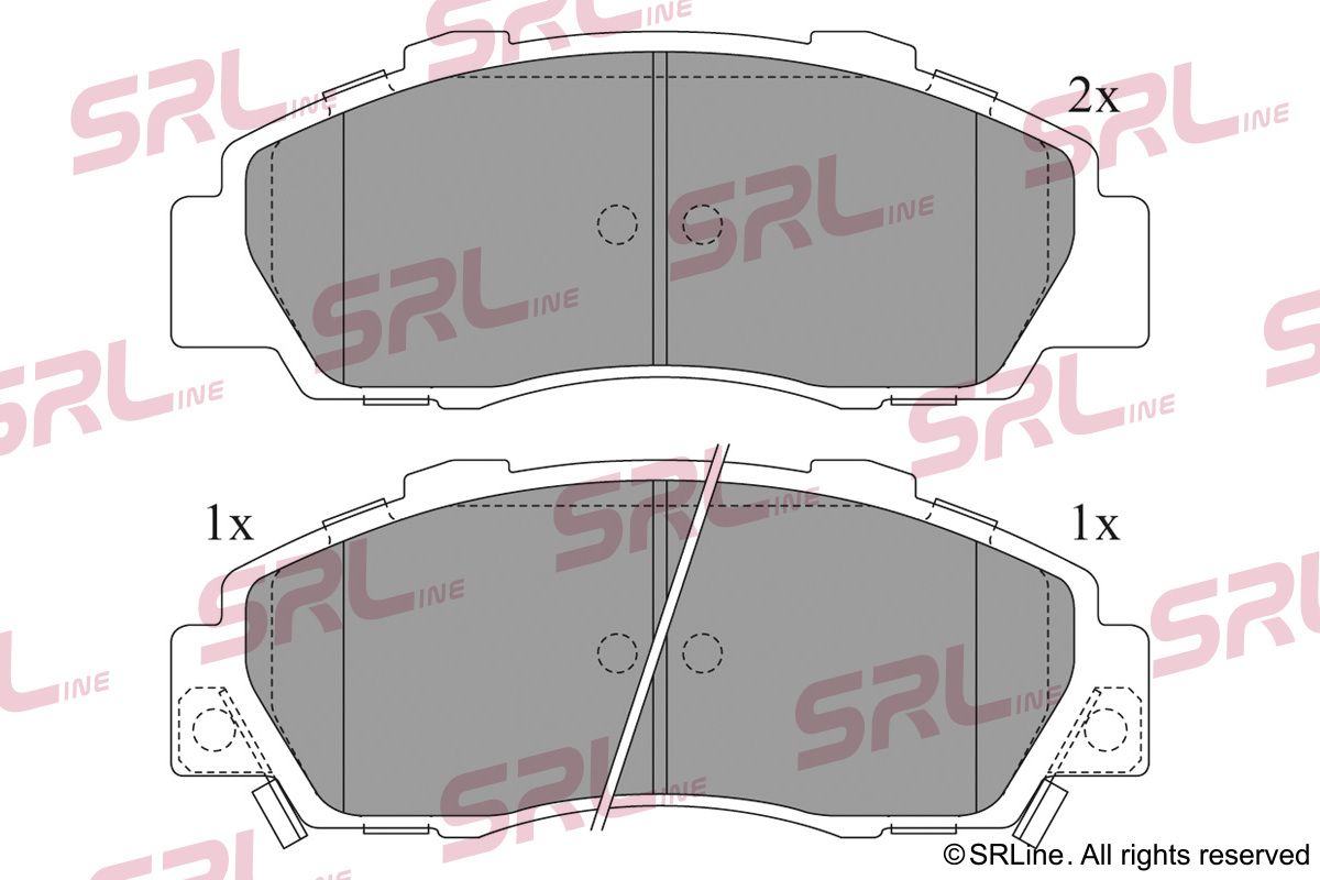 SRLINE S70-0225 Brake pad set, disc brake