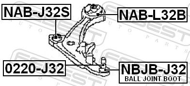 Mounting, control/trailing arm-1