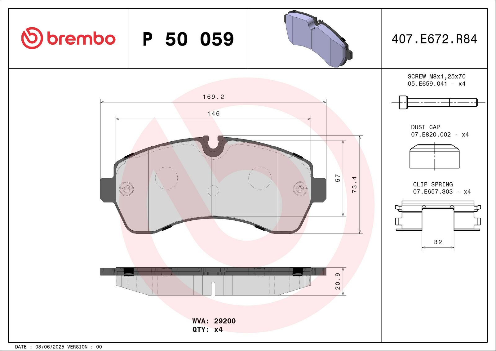 Brake Pad Set, disc brake-1
