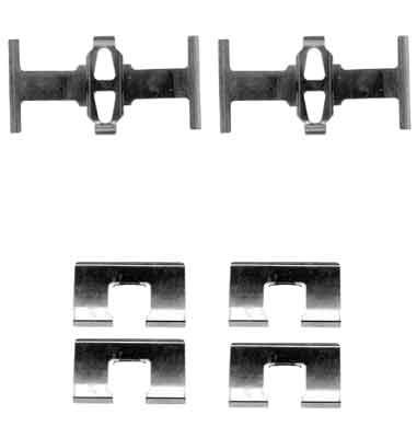 priedų komplektas, diskinių stabdžių trinkelės