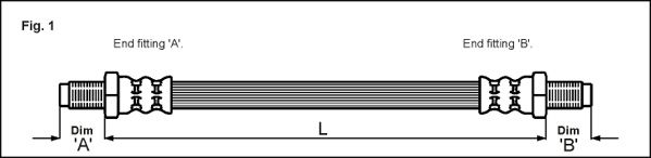 METZGER AUTOTEILE 4111637 Brake hose